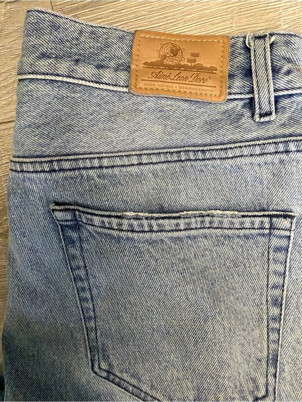 Aime Leon Dore Light Wash Men's Relaxed Jeans
